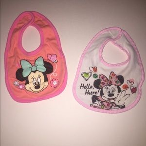 Minnie Mouse Bibs